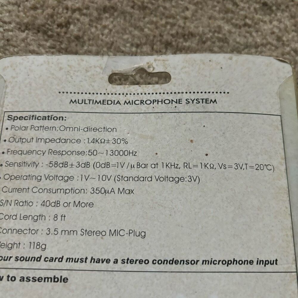 Dynamic Sound Multimedia Microphone System NOS - Picture 5 of 5